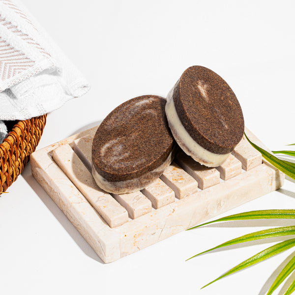 Scrubbie Walnut Shower Lotion Bar Kit - Zoom Media 1