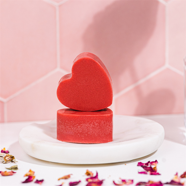 Pink Chiffon Heart Bath Melt Kit - Zoom Media 1