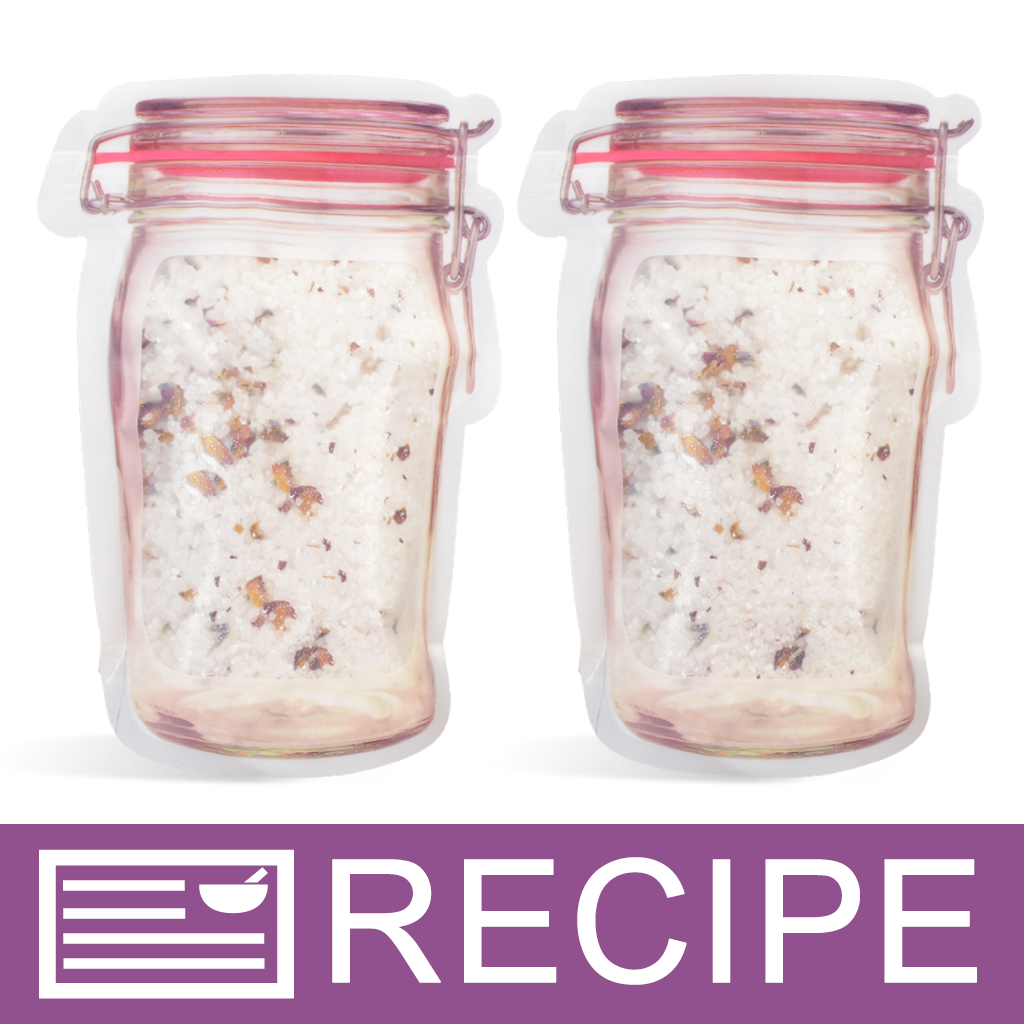 Bath Salts with Rose Petals