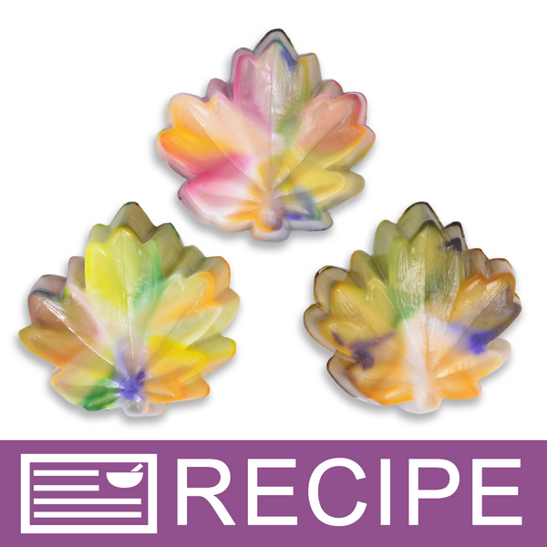 Tie Dye Autumn Melt & Pour Soap
