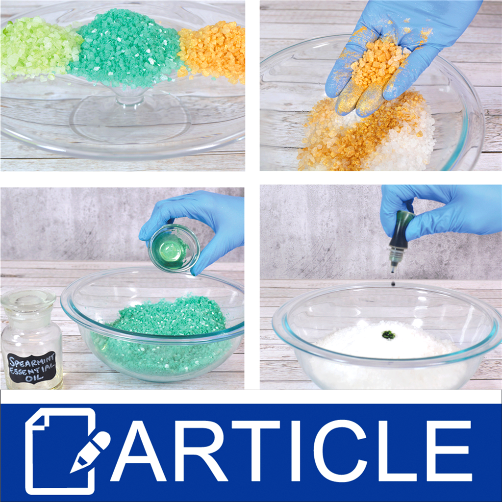 Simple Secrets: Coloring Bath Salts