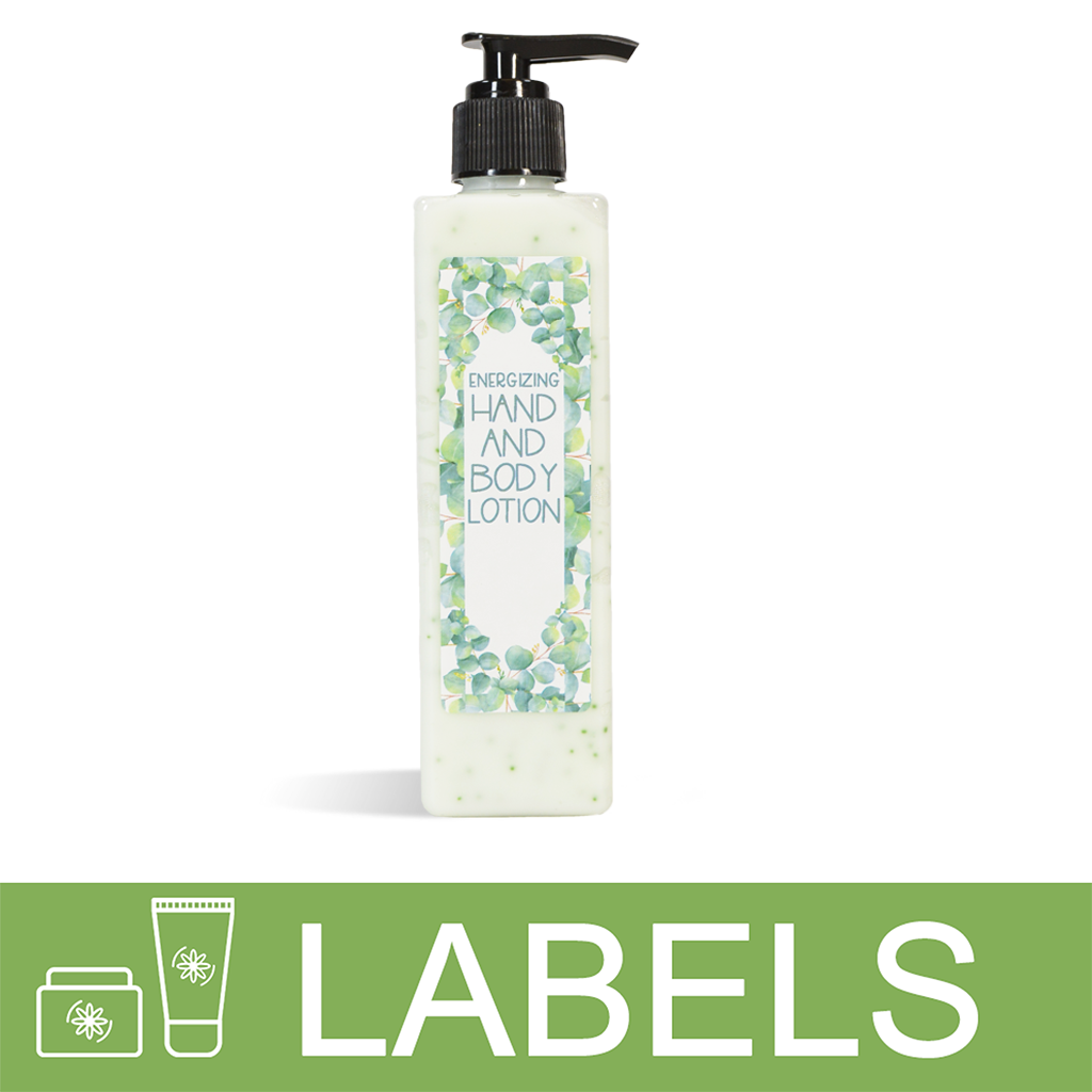 Energizing Hand And Body Lotion Label