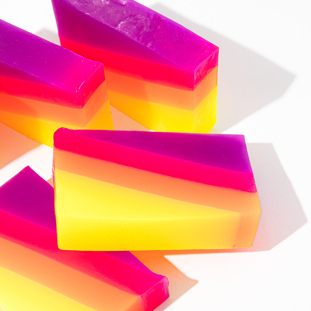 Layered Neon Soap Loaf