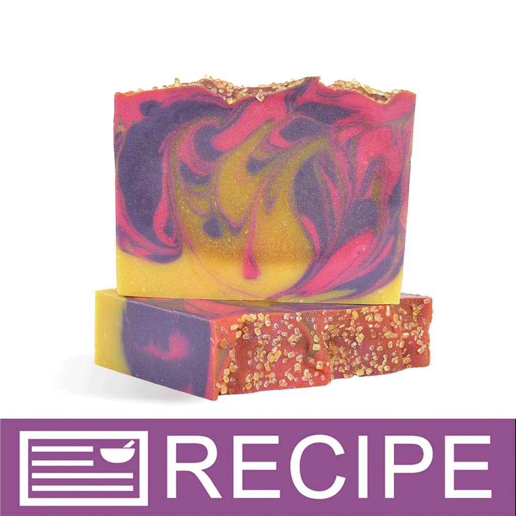Sugared Amber + Plum CP Soap Recipe
