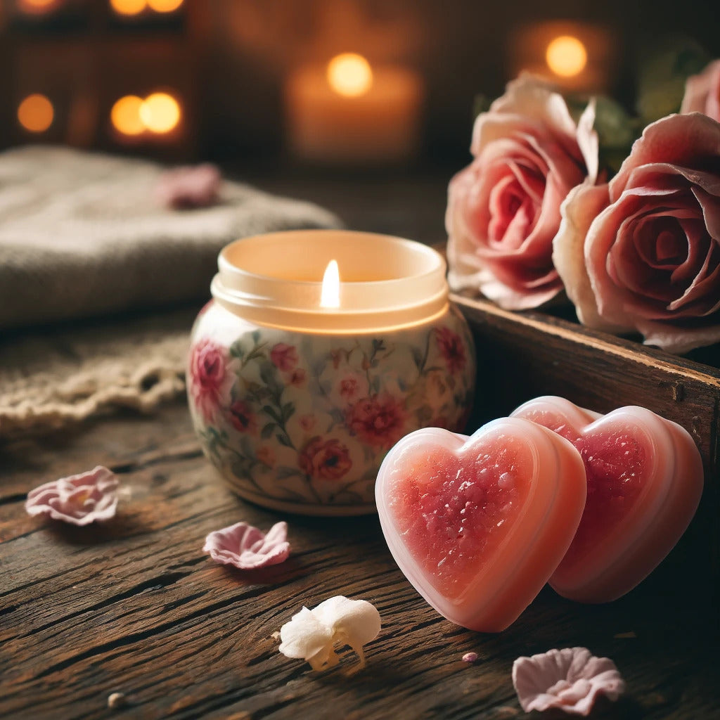 Romantic Wax Melts & Wickless Candle DIY Recipe
