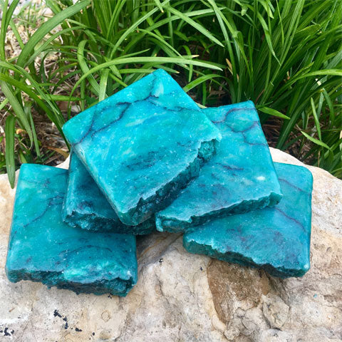 How to Make Turquoise Hot Process Soap