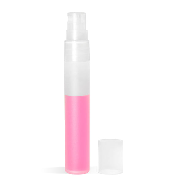 0.27 oz (8 ml) Frosted Plastic Bottle, Sprayer, Cap Top - Zoom Media 1