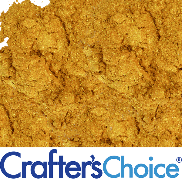 Shimmering Dark Gold Mica Powder - Zoom Media 1