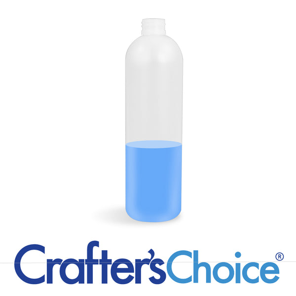 8 oz Natural HDPE Bullet Bottle - 24/410 - Zoom Media 1