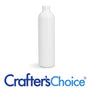 8 oz White HDPE Bullet Bottle - 24/410 - Zoom Thumbnail Media 1