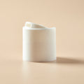 28/410 White Smooth Disc Top Cap