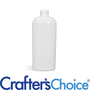 2 oz White Cosmo Oval Plastic Bottle - 20/410 - Zoom Thumbnail Media 1