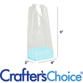 Clear Cello Bag 4x2x9 Inches for Soap Packaging