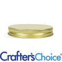 58/400 Gold Metal Basic Top Cap - Foam Liner - Zoom Thumbnail Media 1