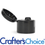 24/410 Black Smooth Flip Top Cap
