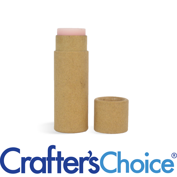 0.5 oz Kraft Paperboard Tube & Cap Set - Push Up - Zoom Media 1