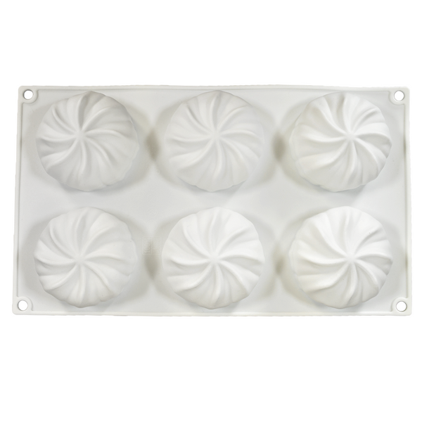 Puffed Pinwheel Silicone Mold - Zoom Media 1