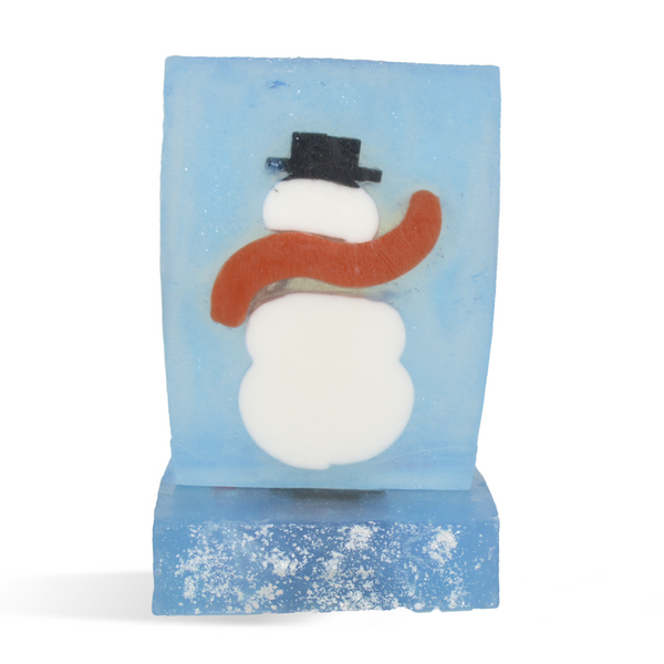 Snowman with Scarf MP Loaf Soap Kit - Zoom Media 1