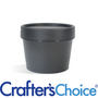 3.4 oz Black Plastic Pot & Lid Set - Zoom Thumbnail Media 1