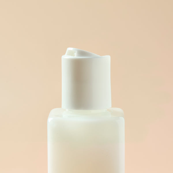 20/410 White Smooth Disc Top Cap - Zoom Media 1