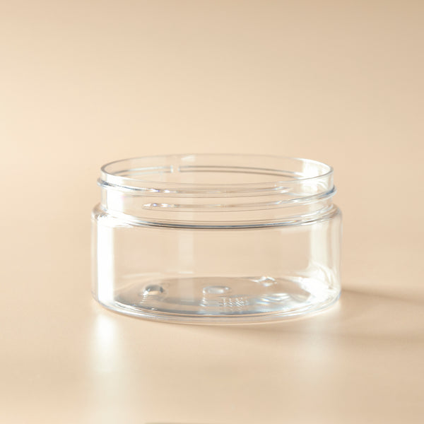 8 oz Clear PETE Jar: Low Profile - Zoom Media 1