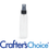 2 oz Clear Bullet with Black Ribbed Sprayer Set