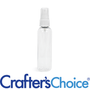2 oz Clear Bullet with White Ribbed Sprayer Set - Zoom Thumbnail Media 1