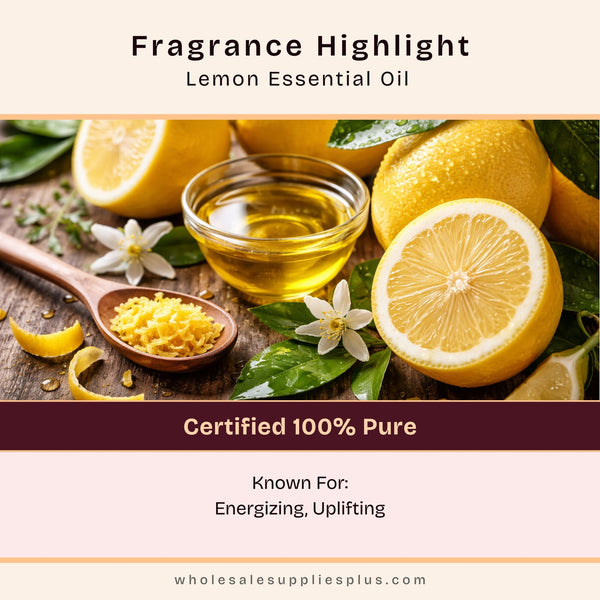 Lemon Essential Oil - close-up - Zoom Media 2