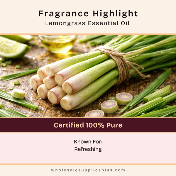 Lemongrass Essential Oil - 100% Pure 138 - close-up - Zoom Media 2