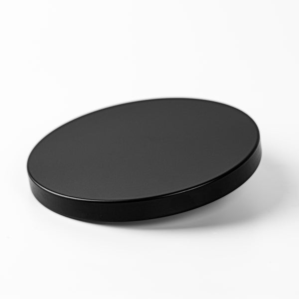 Black Metal 3-Wick Candle Jar Lid - Zoom Media 1