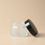 1.69 oz Frosted Glass Jar & Black Lid - Zoom Thumbnail Media 1