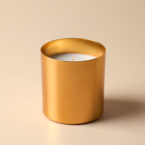 8 oz Aluminum Candle Jar - Gold - Zoom Media 3