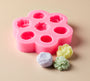 Silicone 7 Cavity Assorted Flower Mold - Zoom Thumbnail Media 1