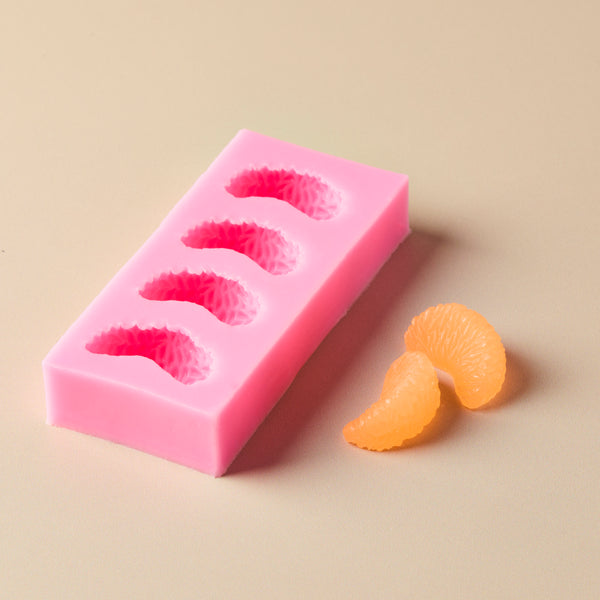 Silicone Mini Orange Slices Mold - Zoom Media 1