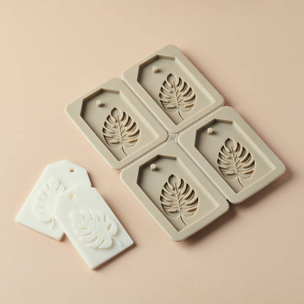Leaf Tag Silicone Mold - Zoom Media 1