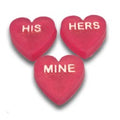 His, Hers, Mine Hearts Soap Mold