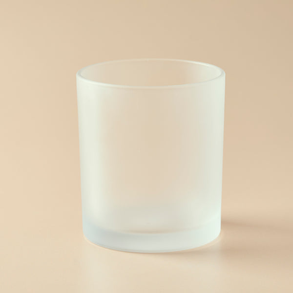 10 oz Clear Frosted Glass Tumbler Jar - Zoom Media 3