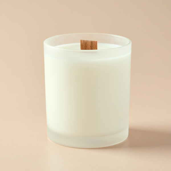 10 oz Clear Frosted Glass Tumbler Jar - Zoom Media 1