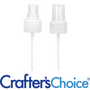 24/410 Natural Ribbed Sprayer Top - Clear Cap - Zoom Thumbnail Media 1