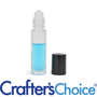 0.23 oz Glass Bottle Plastic Ball - Black Cap - Zoom Thumbnail Media 1