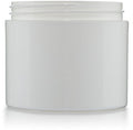 4 oz White Jar: Straight Base - 70/400