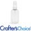 4 oz Clear Boston Rnd w/ Natrl Ribbed Sprayer Set