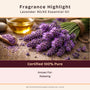 Lavender 40/42 Essential Oil - 100% Pure 139 - close-up - Zoom Thumbnail Media 2