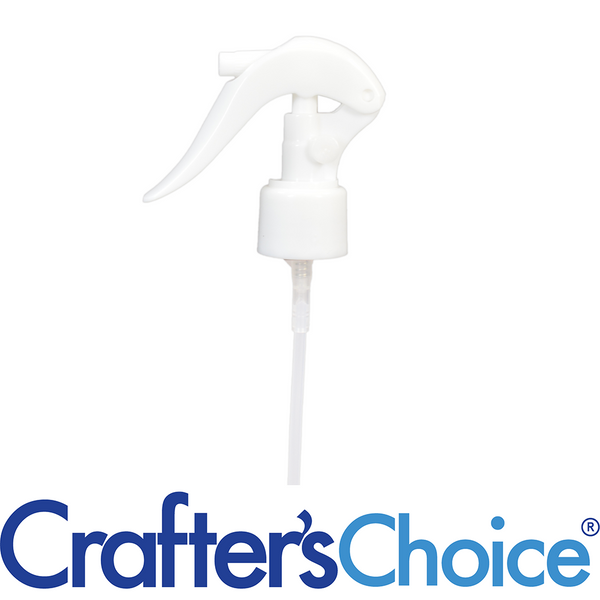 24/410 White Mini Trigger Sprayer Top - Zoom Media 1