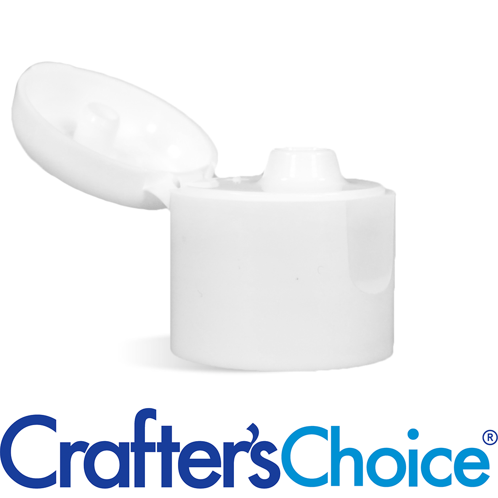 15/415 White Smooth Flip Top Cap