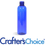 8 oz Blue Bullet Plastic Bottle - 24/410