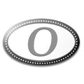 Oval Monogram Mold - Letter O