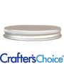 58/400 Silver Metal Basic Top Cap - Foam Liner - Zoom Thumbnail Media 1