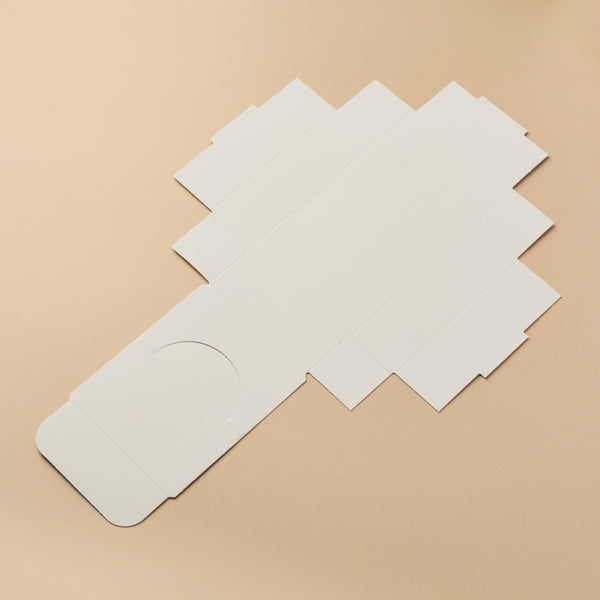 Lip Tube Arched Display Box - (WHITE COLOR) - close-up - Zoom Media 2