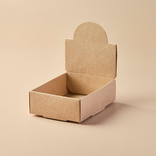 Lip Tube Arched Display Box - (KRAFT COLOR) - Zoom Media 1